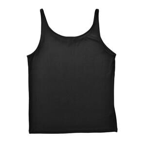 A4 NEW EILEEN FISHER Black 100% Silk Scoop Neck Tank Top Size L